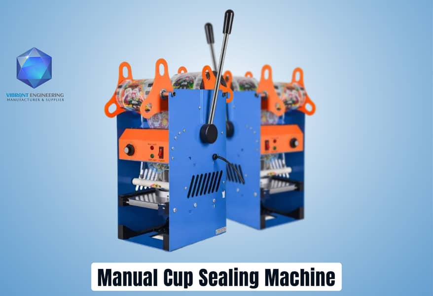 Manual Plastic Cup Sealing Machine | Raita, Juice,Jelly Sealer Packing 0