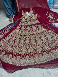 bridal lehnga full hand made work