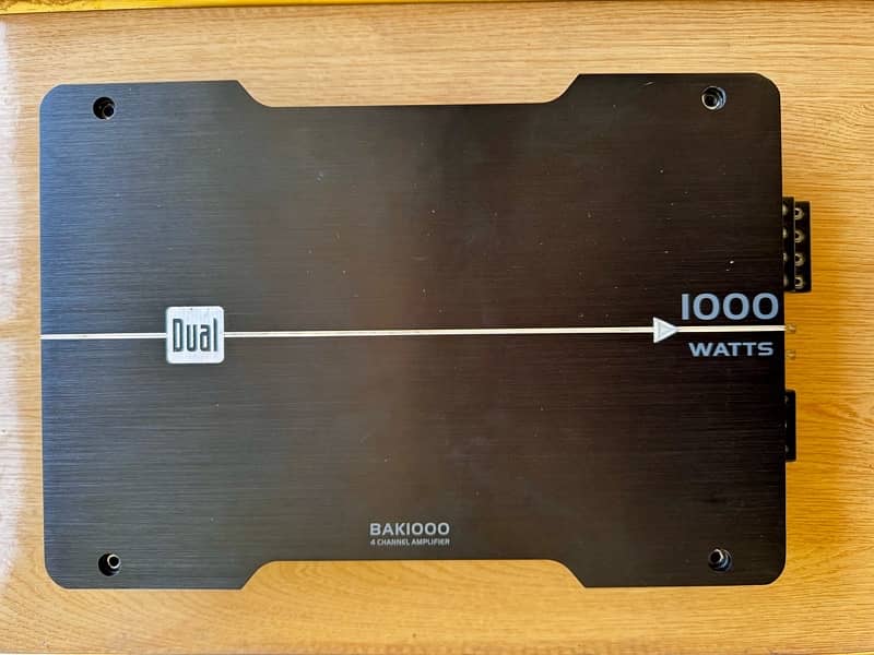 Dual 4-Channel Amplifier 1000 watt 0