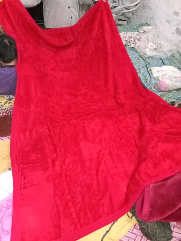 Red Blanket New Made in Korea 200×240 Double palai 7