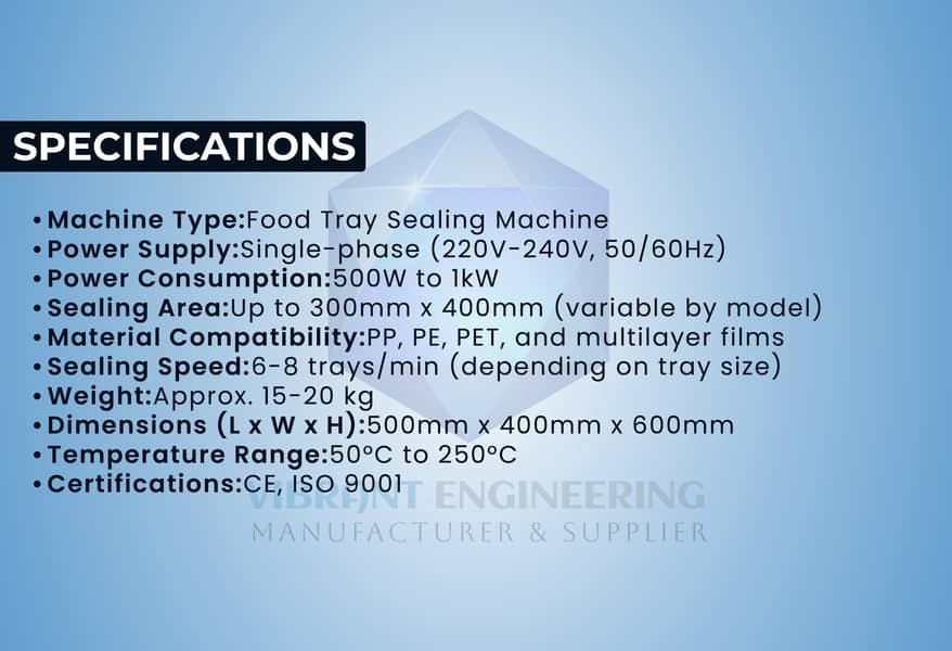 Food Tray Wrapping Machine | Tray Sealer | Packing Machine 3