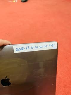 Mackbook pro 2018 15inch 16Rm 512ssd 4Gb card with charger