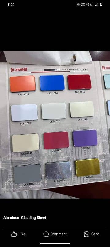 Aluminium wall Cladding Sheet deluxe Bond Rocu Bond 8