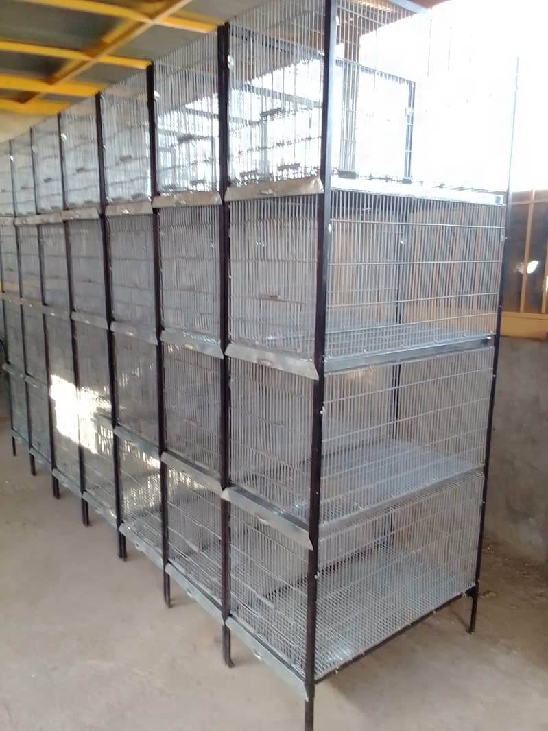 4 portion cage galvanized wair 4