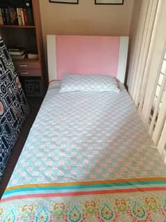 Single Bed with side table in Good Condition