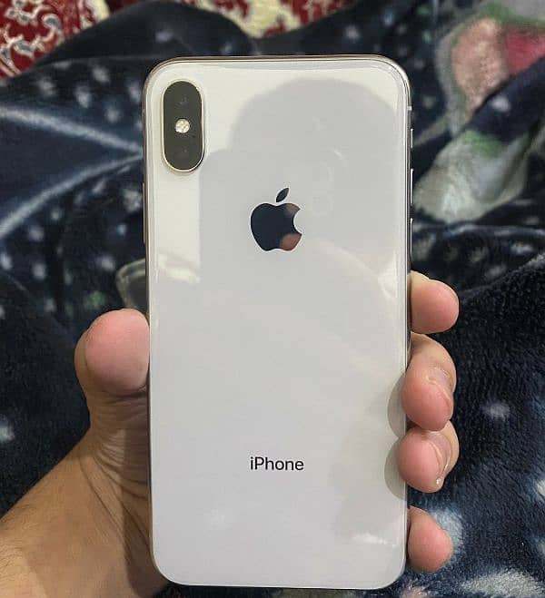 Iphone X PTA approved 256 GB storage white color 10/10 condition 0