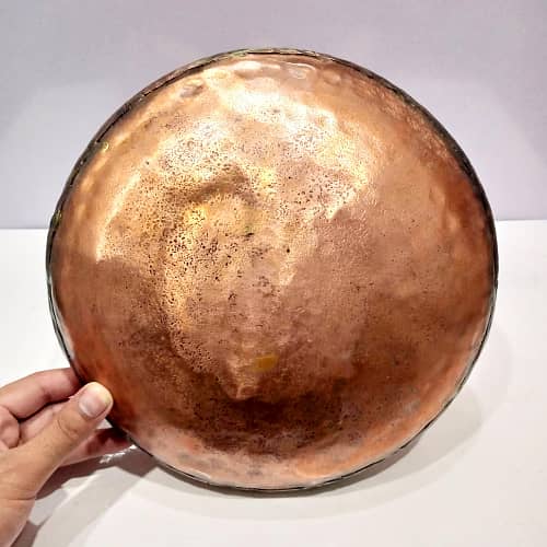 Handcrafted 18th-Century Antique Copper Daig/Handi 6