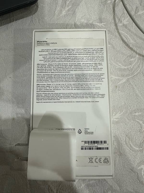 iphone 14 pro non pta scratch less with box charger and cable 10