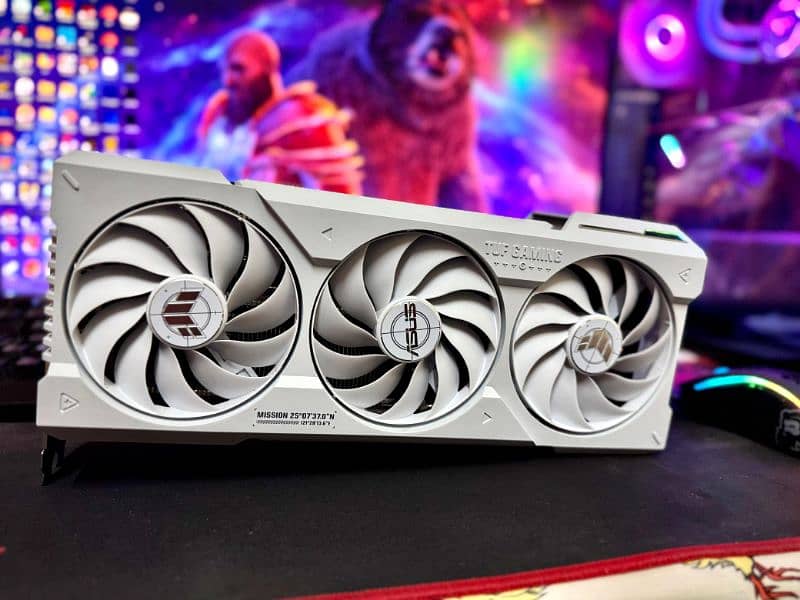 Rtx 4070ti super asus tuf white oc edition 9