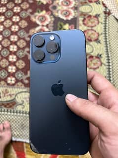 Iphone 15 pro max jv blue titanium