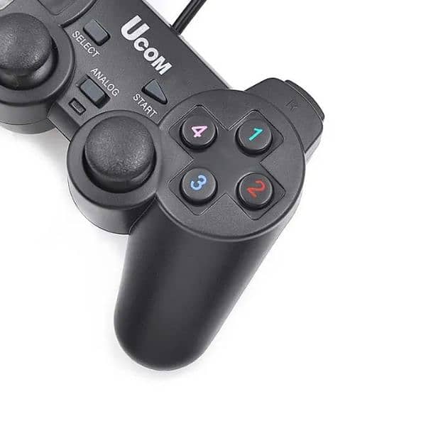 Ucom Gamepad controller Joystick Joypad Game For PC Laptop USB Wire 2