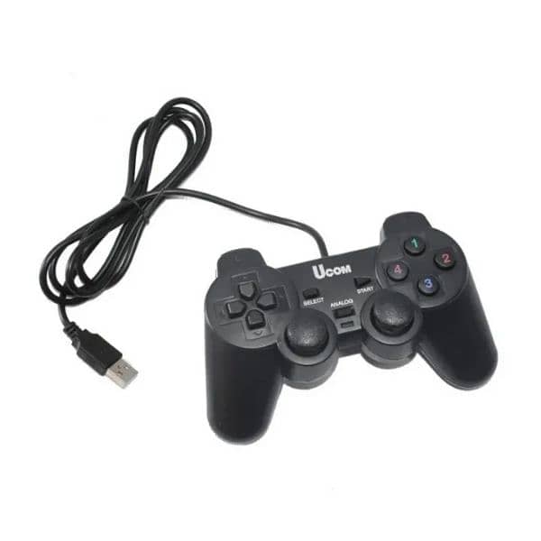 Ucom Gamepad controller Joystick Joypad Game For PC Laptop USB Wire 4