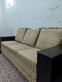 Urgent Sale: 6 Seater Sofa With 3 Tables