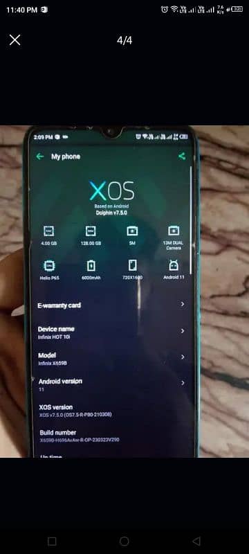 Infinix Hot 10i Used like new 3