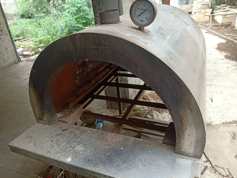 Pizza Oven Gas and Wood Both 1