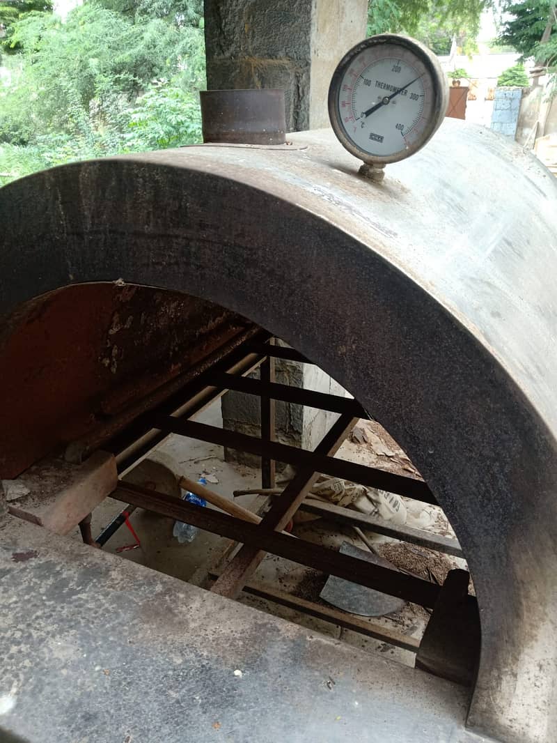 Pizza Oven Gas and Wood Both 8