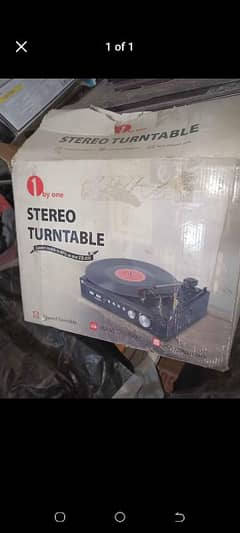 Turntable available