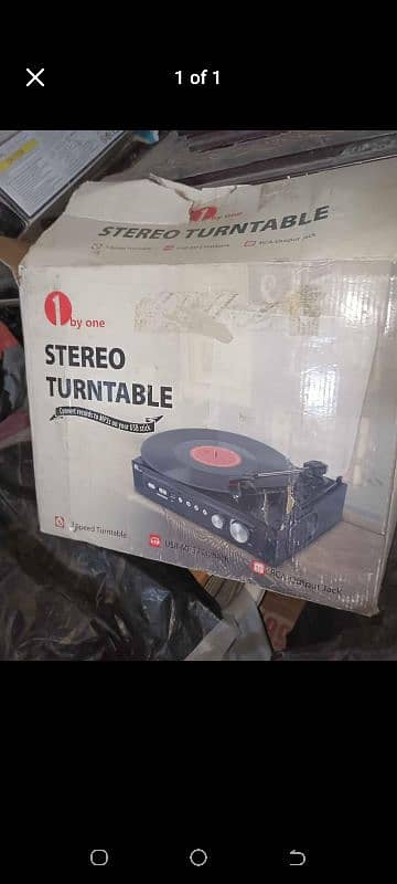 Turntable available 0