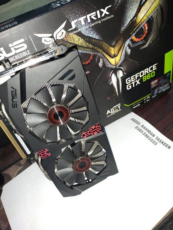 Asus ROG GTX 960 4gb Graphics card - GPU 2