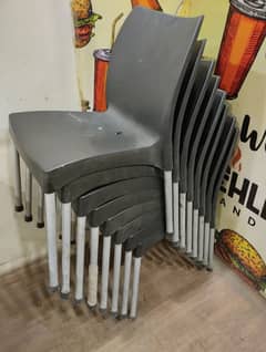 plastic chairs