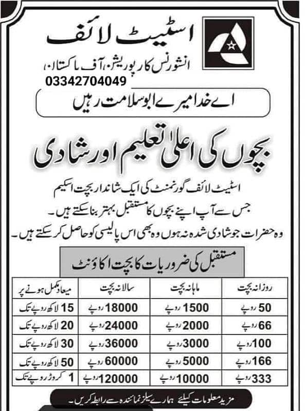 state life insurance services Also staff required 3