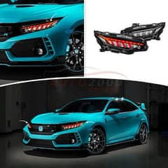 FRONT AUDI STYLE RGB LIGHT HONDA CIVIC X