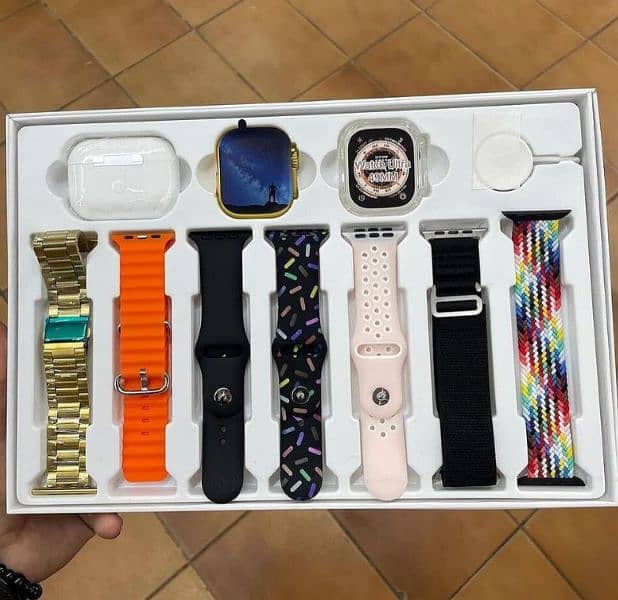 i20 Ultra Smart Watch with AirPods 2