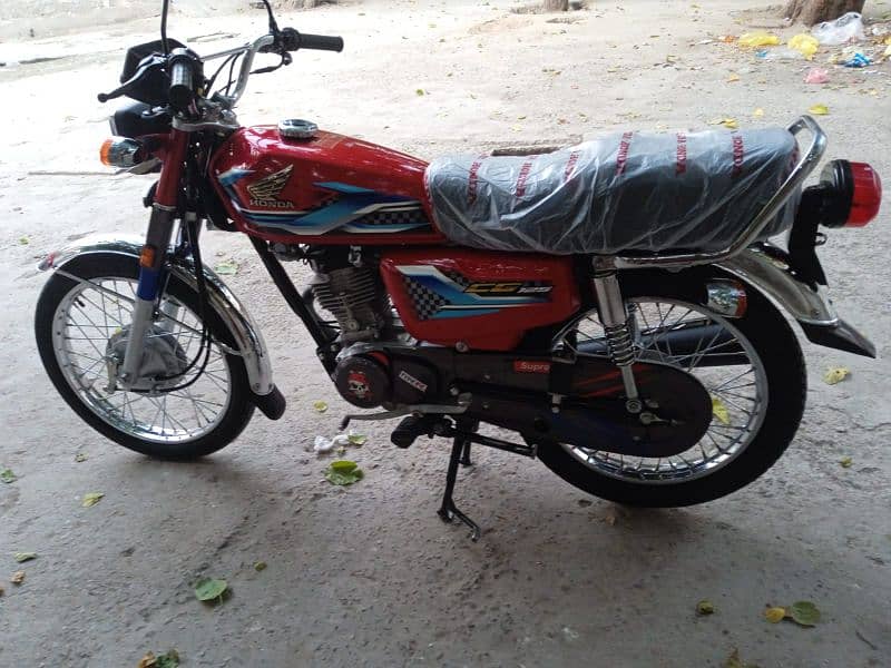 HONDA CG 125 FOR SALE PESHAWAR RIJESTER 2024 MODAL 5