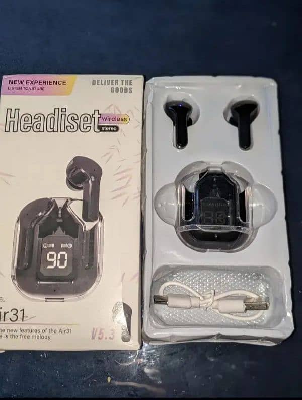 Air31 Earbuds Headset Wireless Stereo contact 03471849340 3