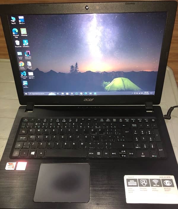 Acer AMD A9 laptop 0