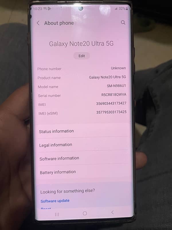 note 20 ultra 5g non pta 6