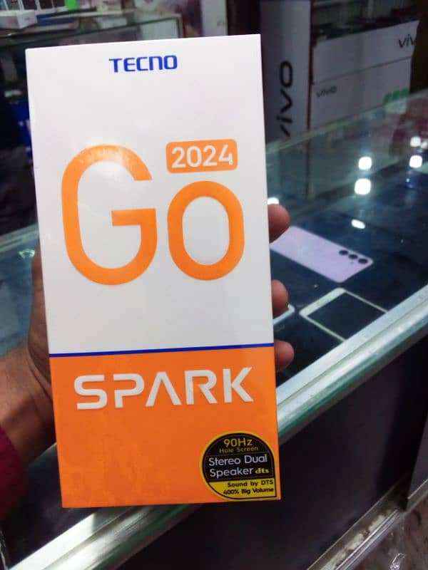 "Tecno Spark Go 2GB RAM + 2GB Extended RAM, 64GB ROM 3