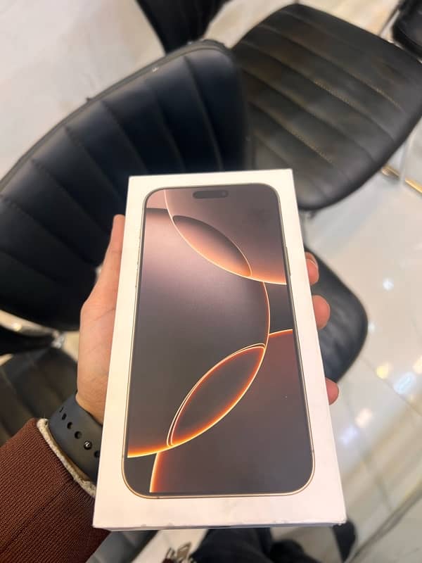 Iphone 16 Pro max 256gb box pack 0