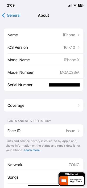 iPhone x PTA approved 64 gb 4