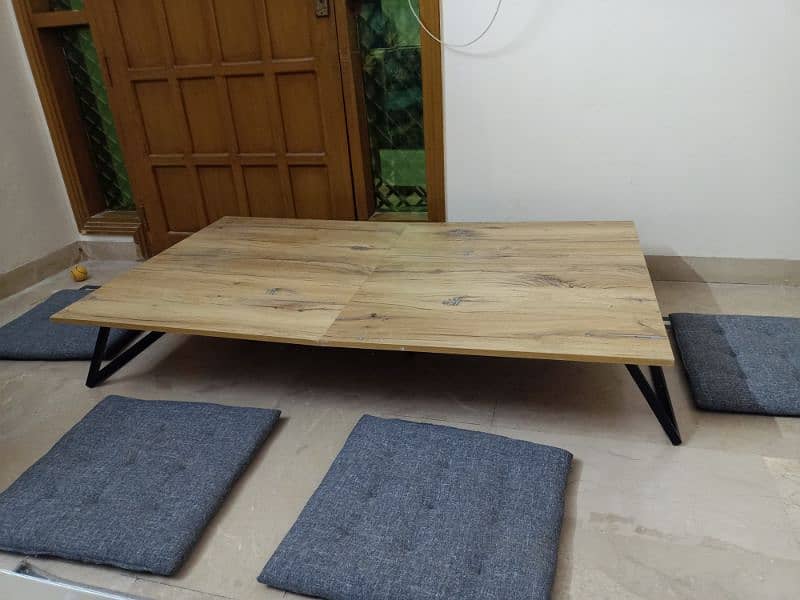 Folding Dining Table with cushions 3