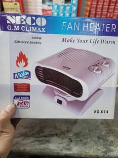 fan heater 1200w