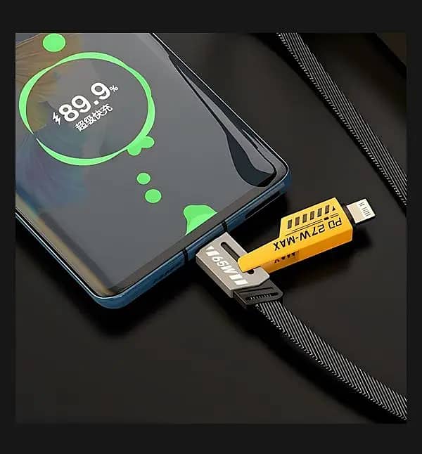 Multi-function 4-in-1 data cable super fast charging PD27W 7