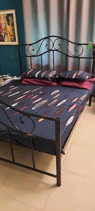 bed | Iron bed with Mattress | single bed 0