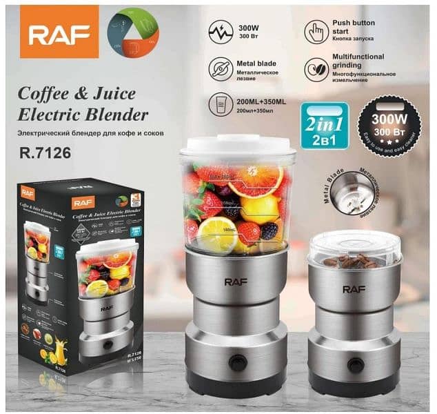 Electric RAF 2L Food Processor & Meat Chopper 0