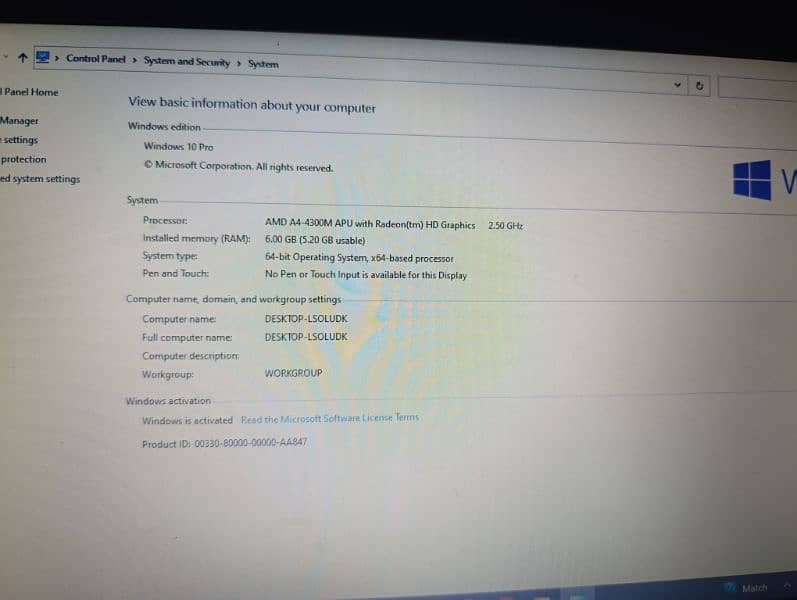 HP Pro book 6475b 3