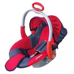 Baby carry cot caught