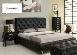 Bed |Double bed/ Poshish bed/King bed| Bed Set