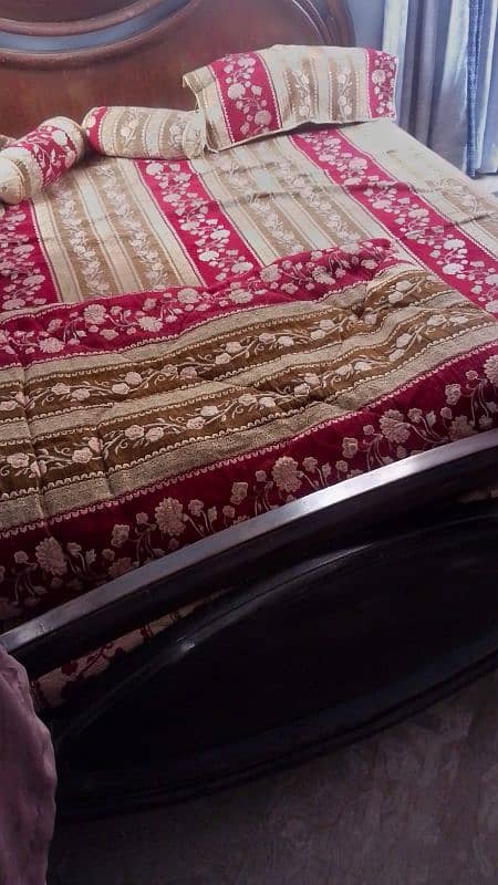 Heavy weight fancy(valvet) bedsheet and razai set 0