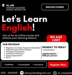 International Spoken English Course - New Year Speacial Offer!!