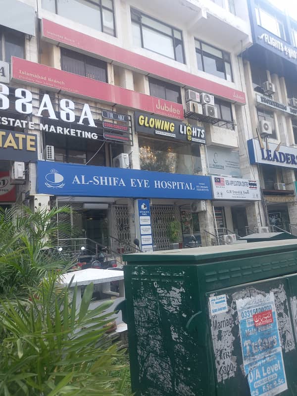 Blue Area Two Shops Garanud Floor Jinnah Avenue For Rent 0