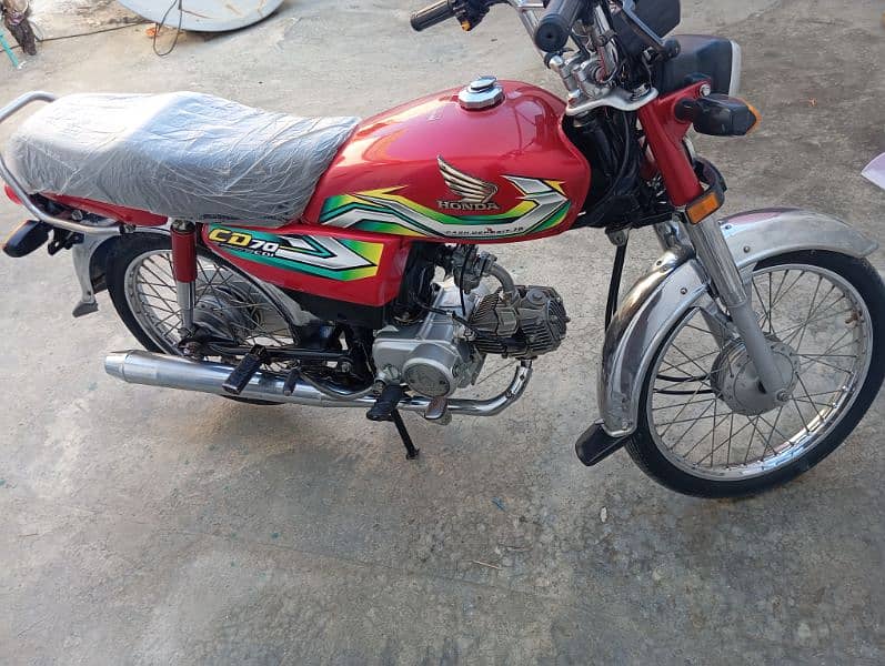 honda CD-70.2023 model. Punjab Chet k dy. exchange possible 1