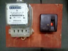 Electric Meter Board with Circuit Breaker