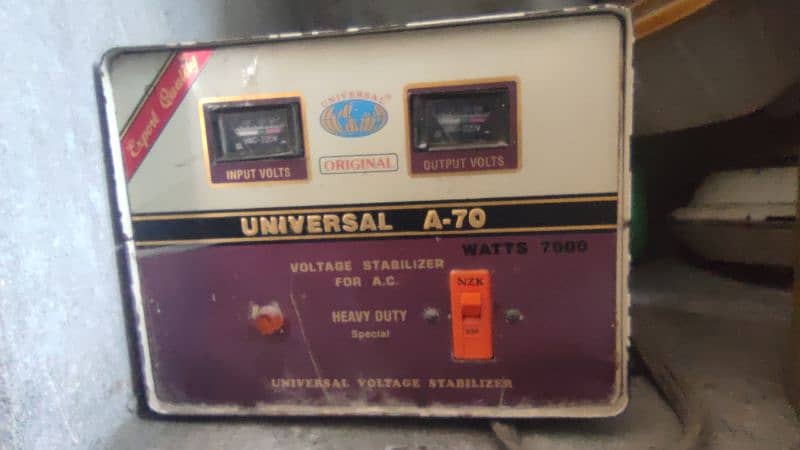 Universal Voltage Stablizer 7000 Watts 0