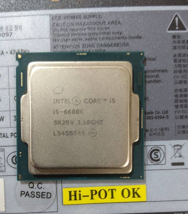 Intel Core i5 6th Gen 6600k Processor Overclockable With Box like new 0