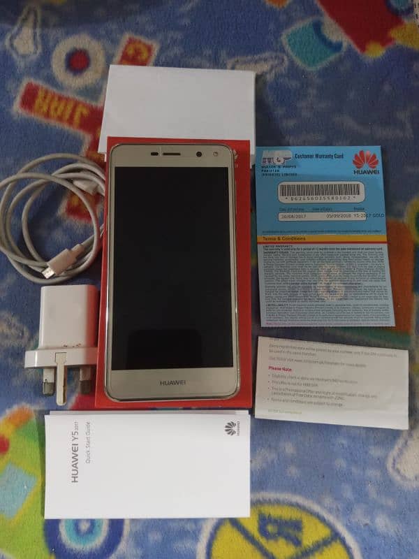 Huawei y5 2/16 GB good condition 4G complete box PTA officel Approved 9